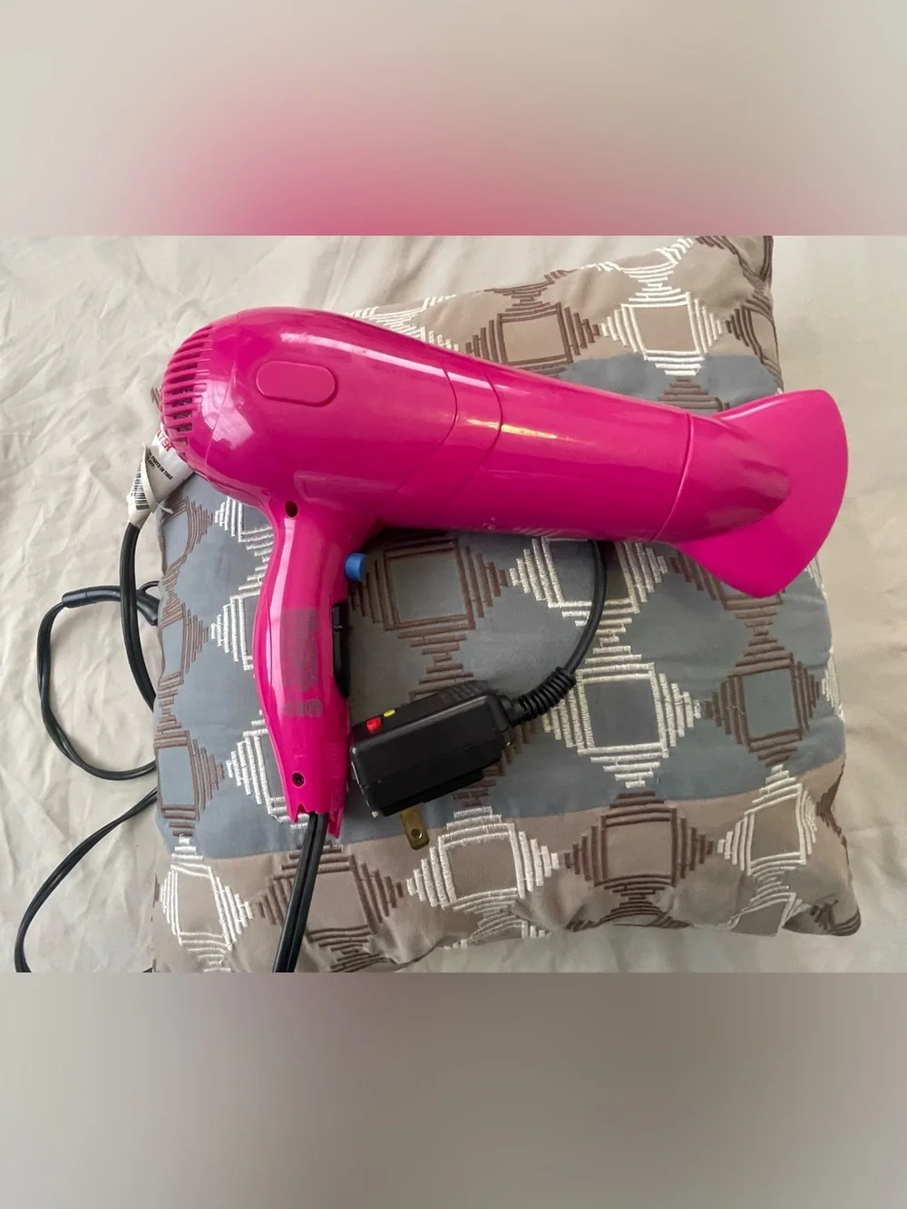 Pink Travel Hair Dryer